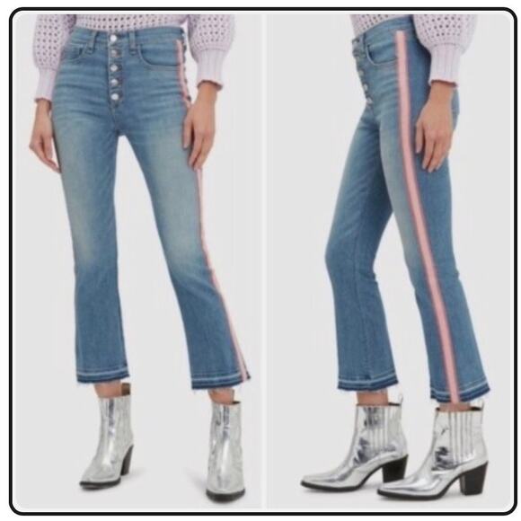 Veronica Beard jeans - size 27 CAROLYN 10” BABY BOOT - Picture 1 of 6